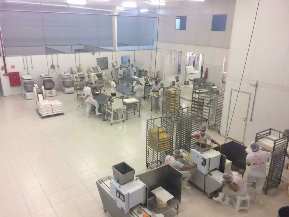 Industria de produtos congelados de panificação