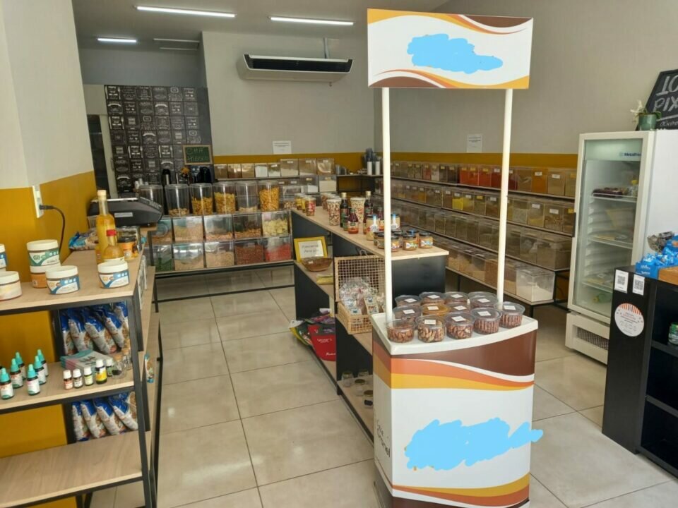 VENDO LOJA DE PRODUTOS NATURAIS MONTADA E FUNCIONANDO