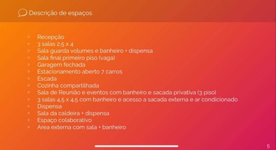 Vendo Coworking funcionando com clientes