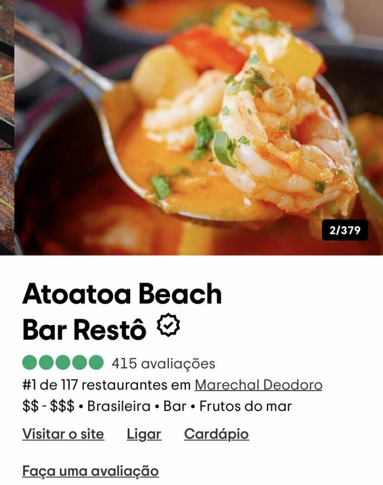 Ponto comercial na praia do francês- Alagoas – BAR DE PRAIA