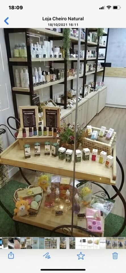 Loja de cosméticos naturais e veganos