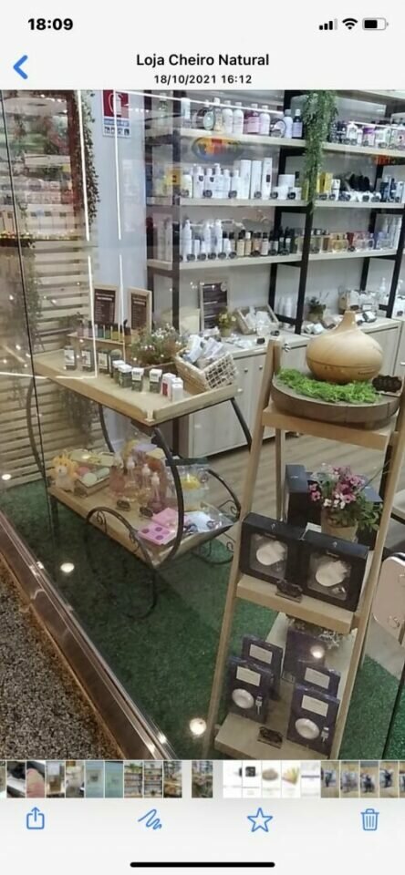 Loja de cosméticos naturais e veganos