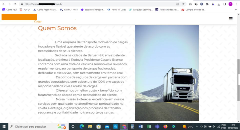 TRANSPORTADORA DE CARGAS