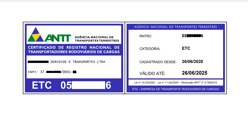 TRANSPORTADORA DE CARGAS