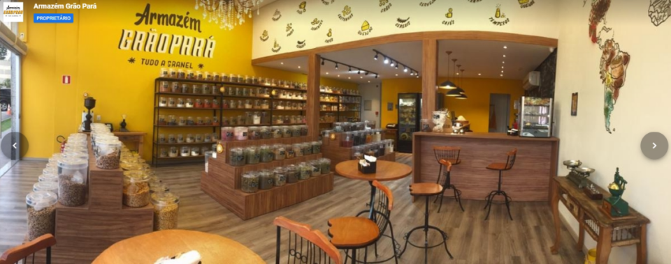 Passo ´ponto completo – Loja de Produtos Naturais Armazém Grão Pará
