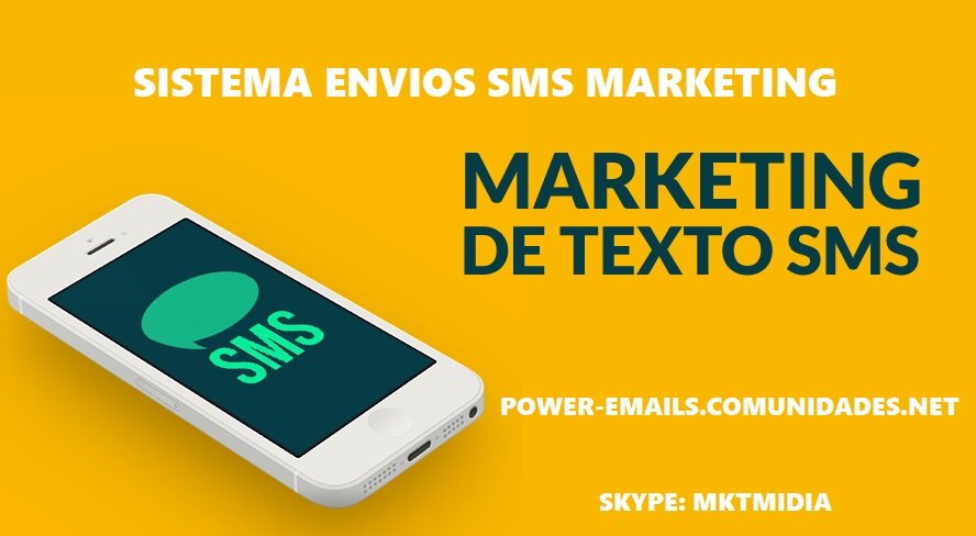 Sistema Marketing Sms Envios