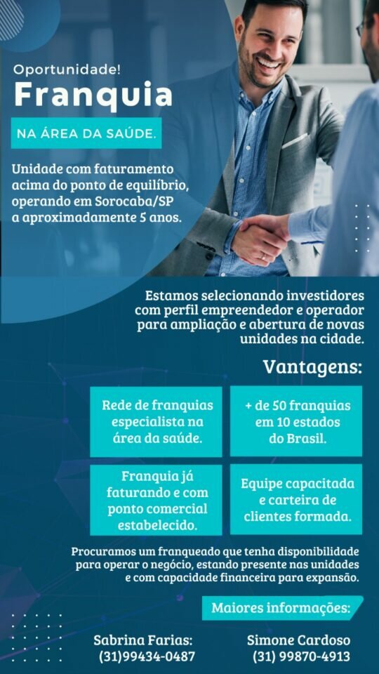 OPORTUNIDADE FRANQUIA