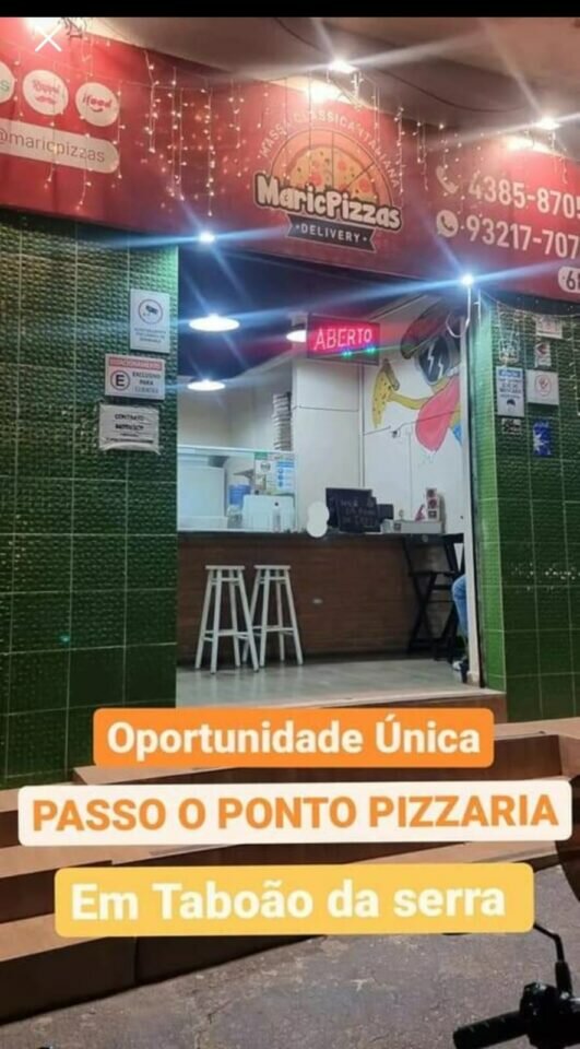 Empresa à Venda – Pizzaria Maric Pizzas