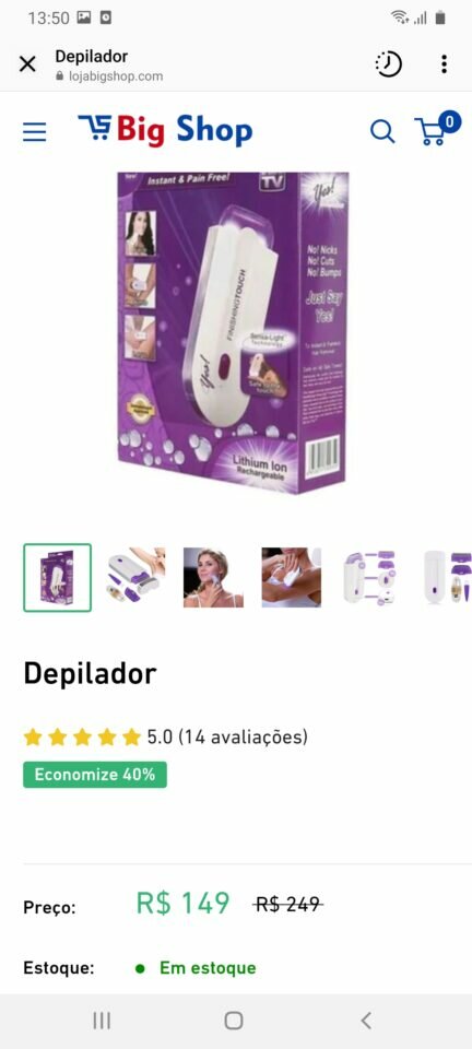 Vendo loja com faturamento líquido de 10 mil reais por mês