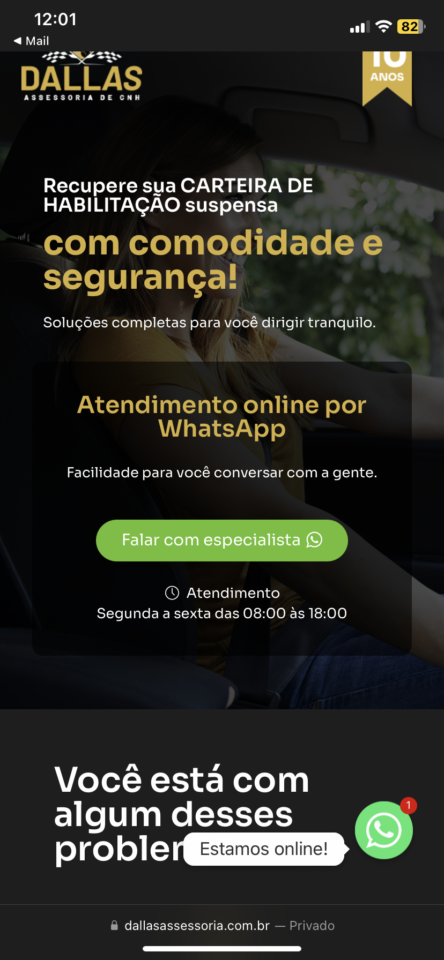 Empresa de serviços de CNH