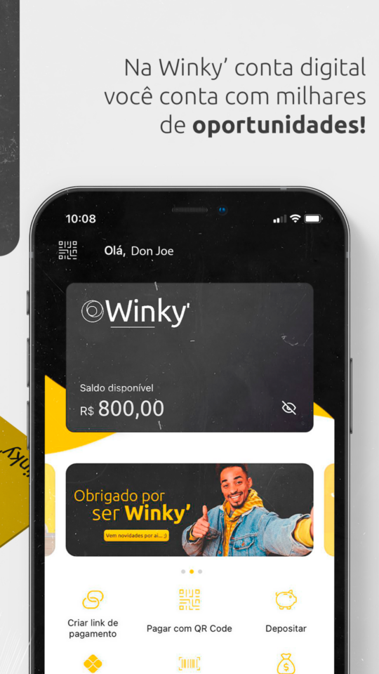 Banco digital com 11 mil contas ativas em funcionamento