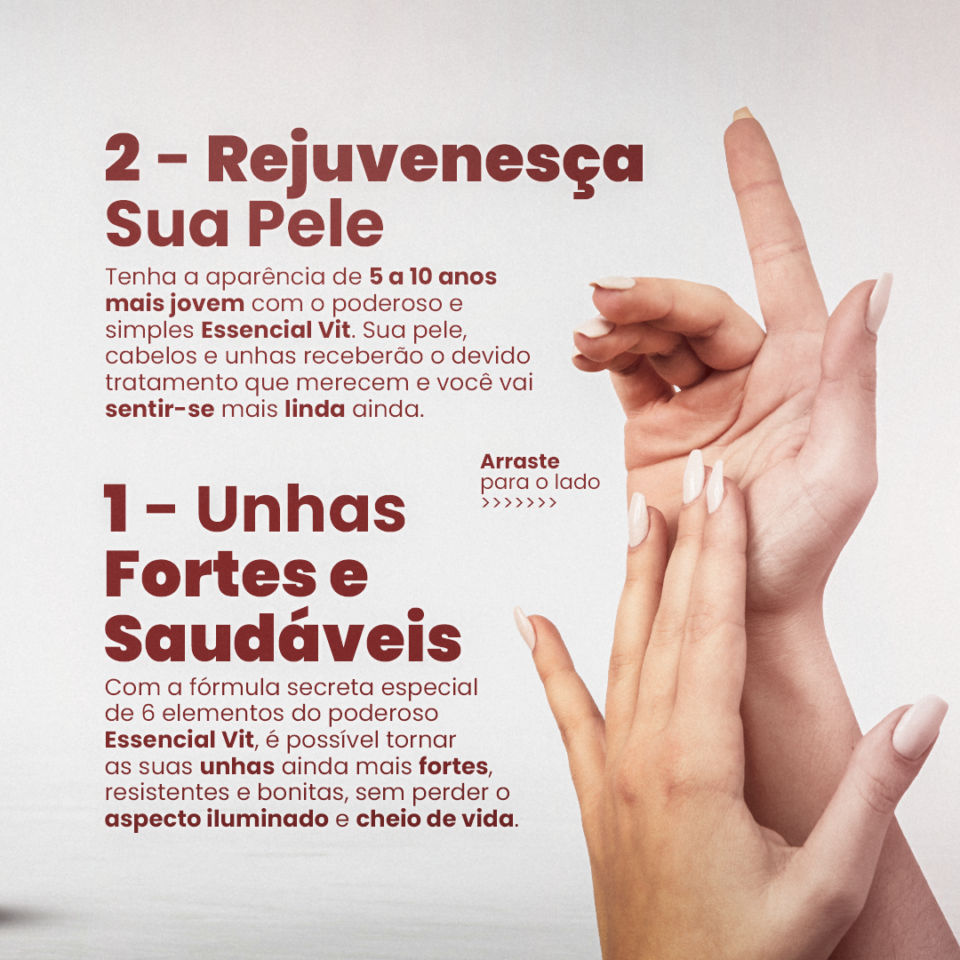 Produto para cabelo, pele e unhas