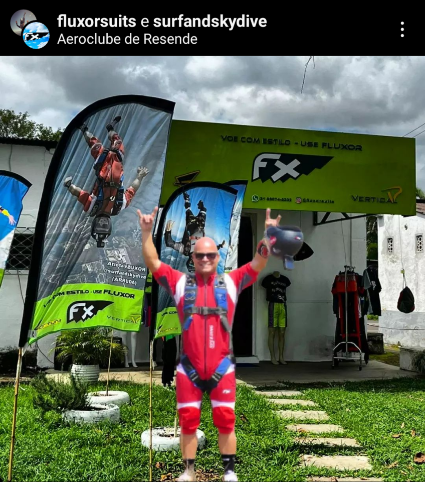 PARAQUEDISMO E ESPORTES DE AÇÃO confecção de roupas