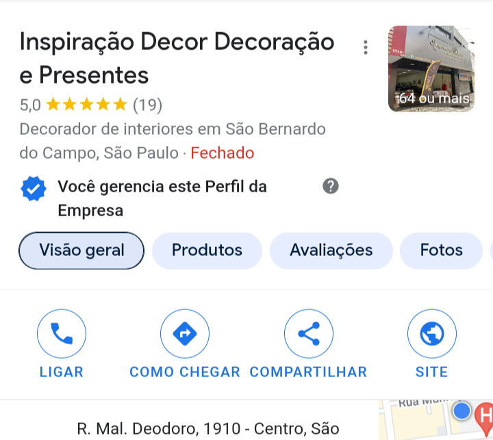 Loja de móveis, decoração e presentes