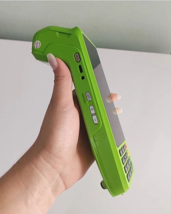 Maquininha de cartão Ton T3 smart com 2 baterias/Qrcode e touch-screen