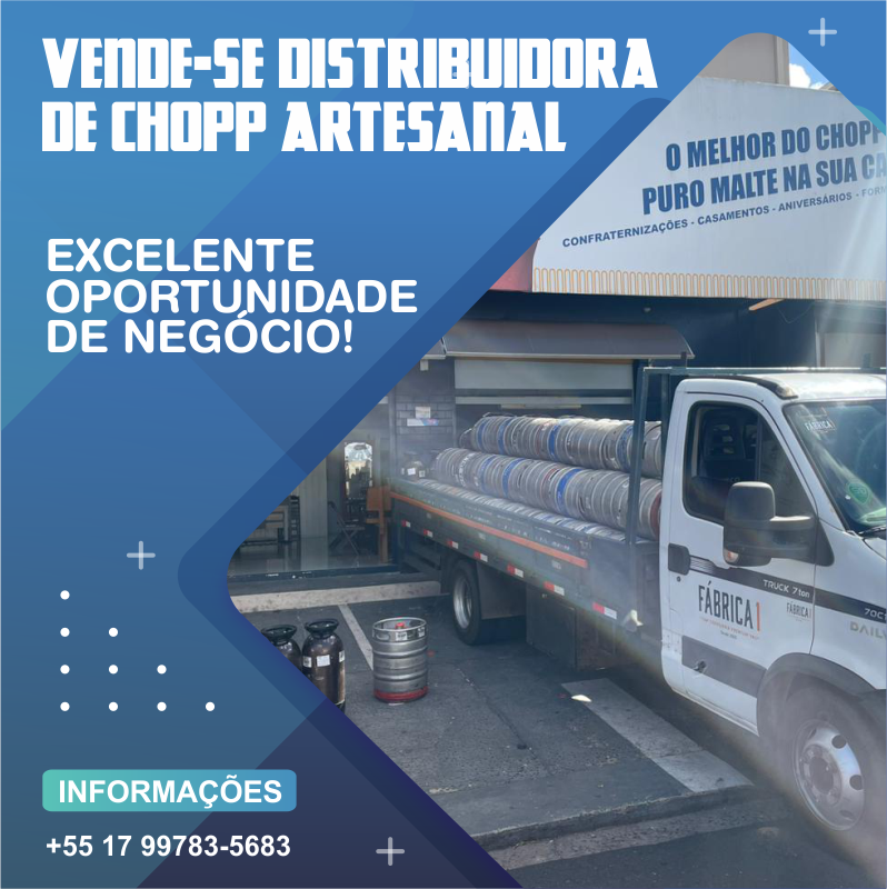 VENDE-SE DISTRIBUIDORA DE CERVEJA ARTESANAL