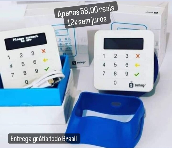 Maquininha de cartão Sumup promoção tempo limitado Entrega grátis