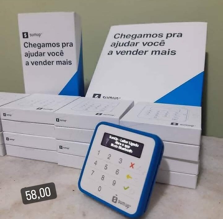 Maquininha de cartão Sumup promoção tempo limitado Entrega grátis