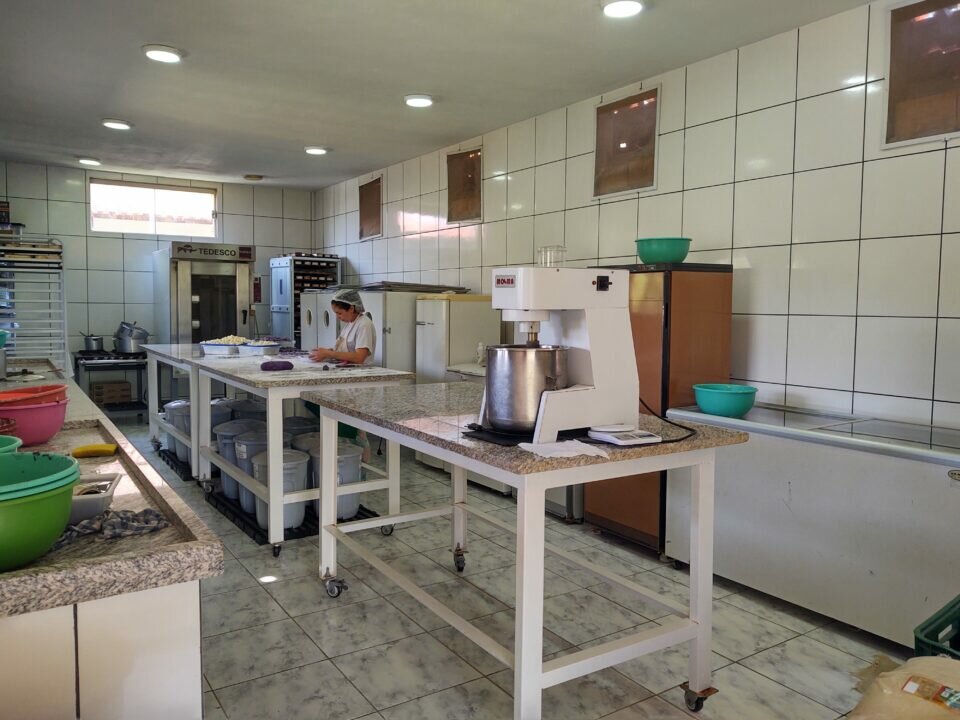 Unidade de processamento de alimentos orgânicos e sem glúten