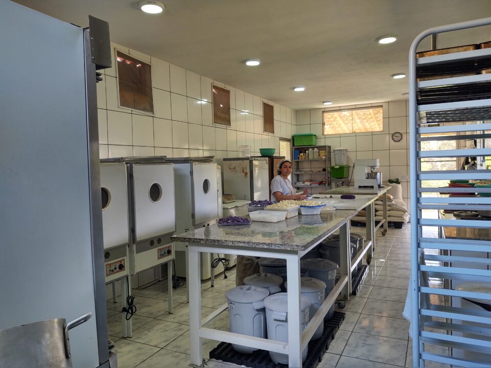 Unidade de processamento de alimentos orgânicos e sem glúten