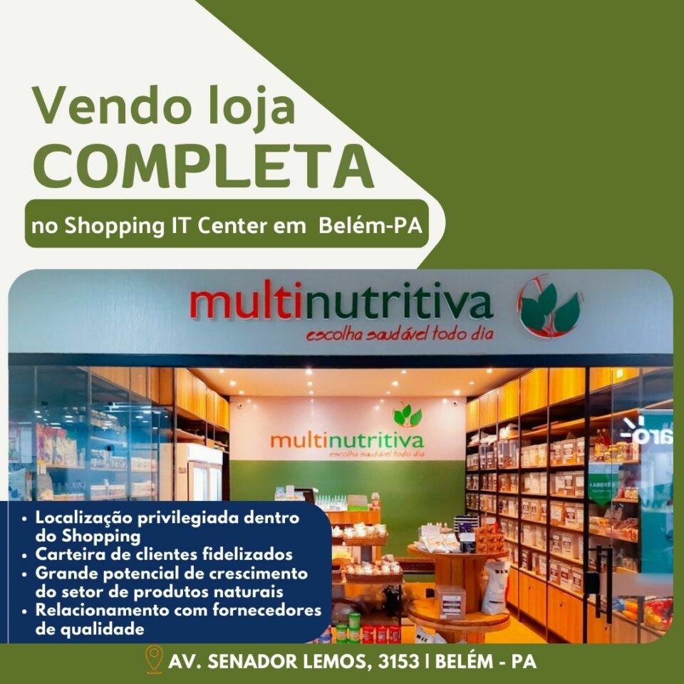 Oportunidade de negócio no ramo de produtos naturais