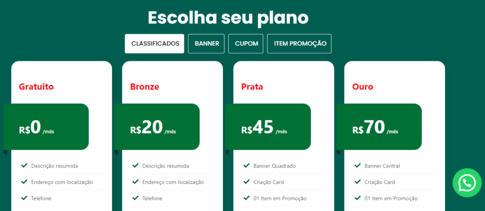 Site Classificados Automotivos funcionando em Pernambuco