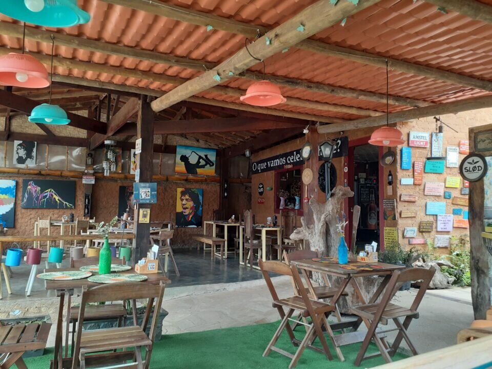 Restaurante em cidade turística