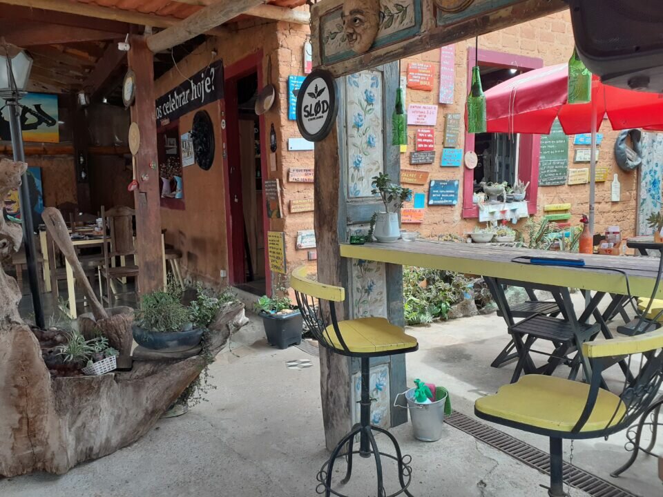 Restaurante em cidade turística