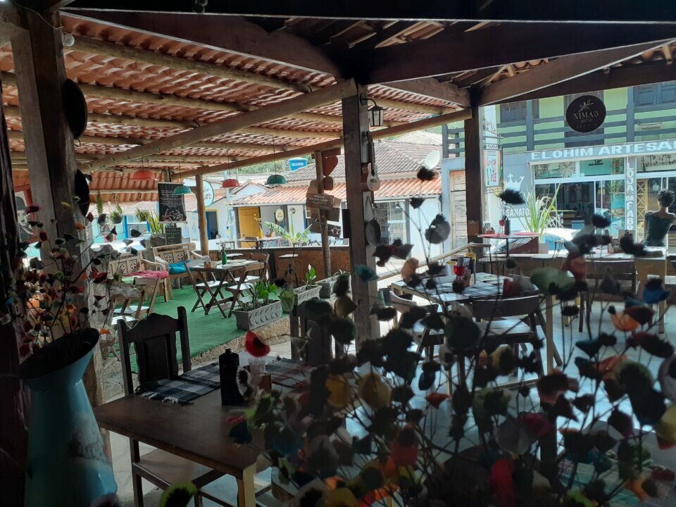 Restaurante em cidade turística