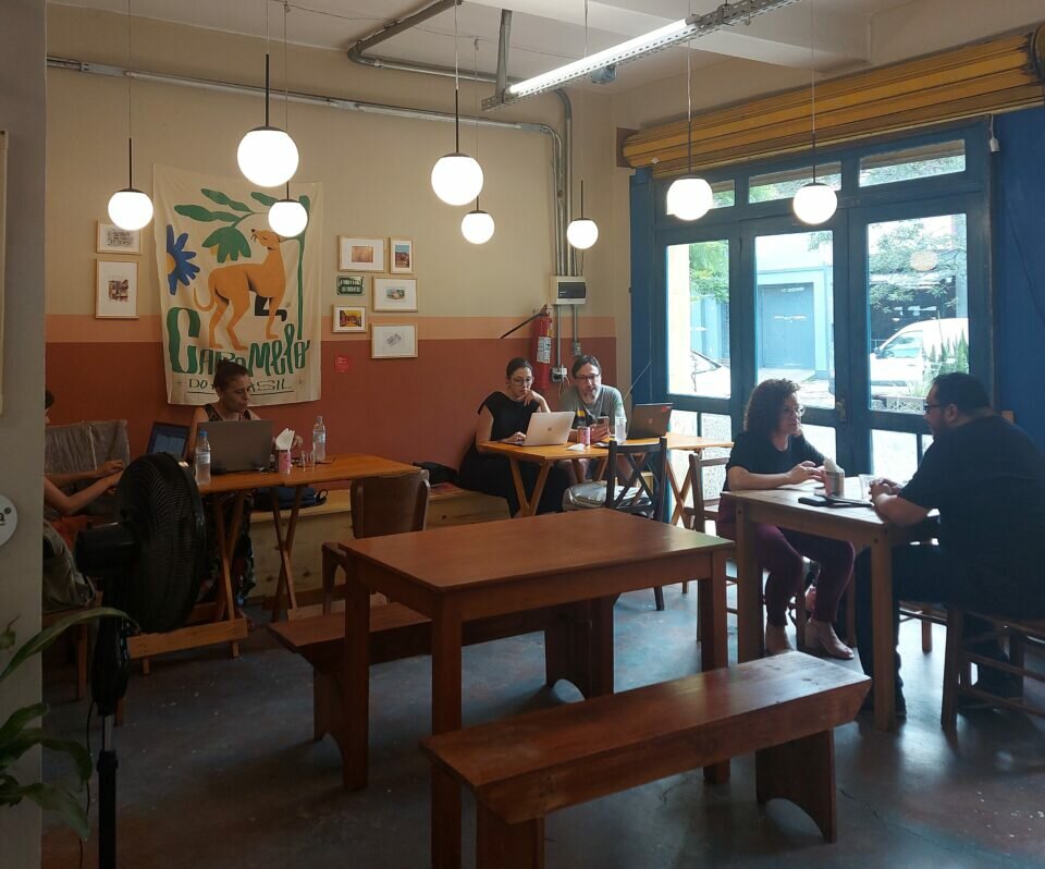 Café dentro de Centro Cultural