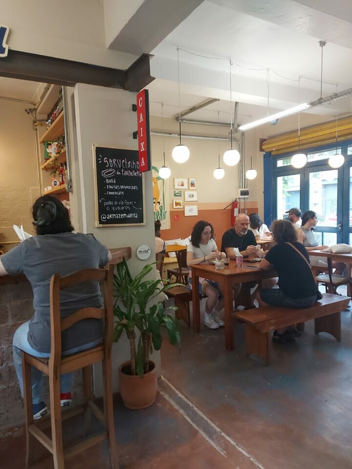 Café dentro de Centro Cultural