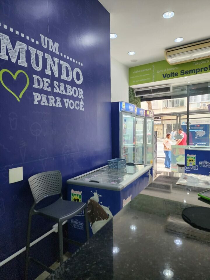 SORVETERIA COMPLETA EM COPACABANA – FRANQUIA SEM FIDELIDADE E SEM ROYALTY