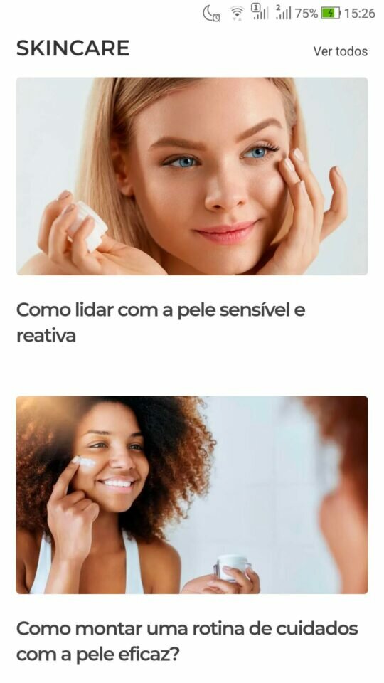 Site de BELEZA e MAQUIAGEM