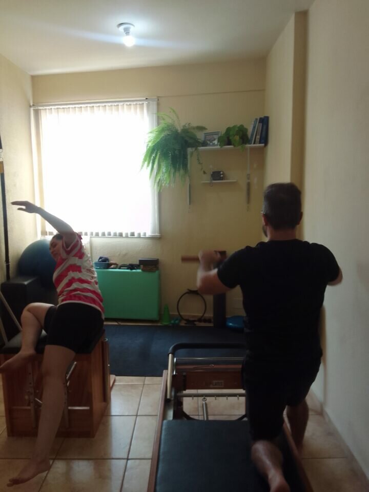 Estúdio de Pilates em atividade no Centro do Rio