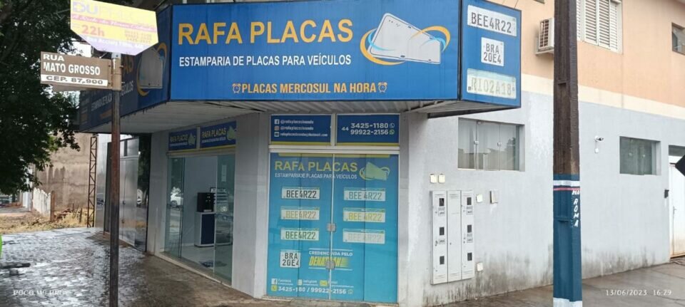 Estampadora de Placas Mercosul Credenciada pelo Detran-PR