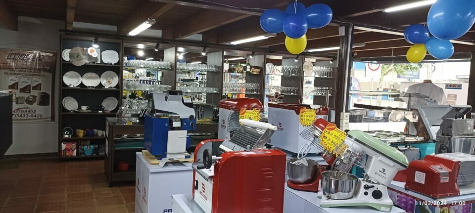 LOJA DE EQUIPAMENTOS INDUSTRIAIS PARA GASTRONOMIA
