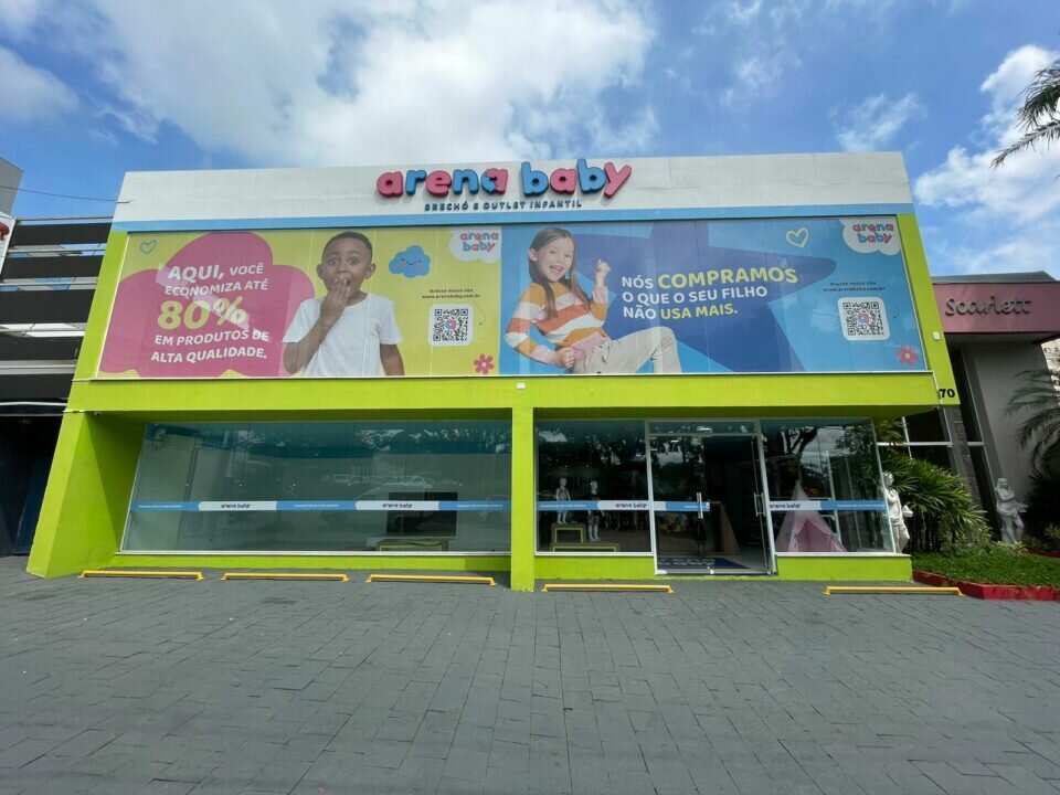 Unidade da Franquia Arena Baby brechó e outlet infantil