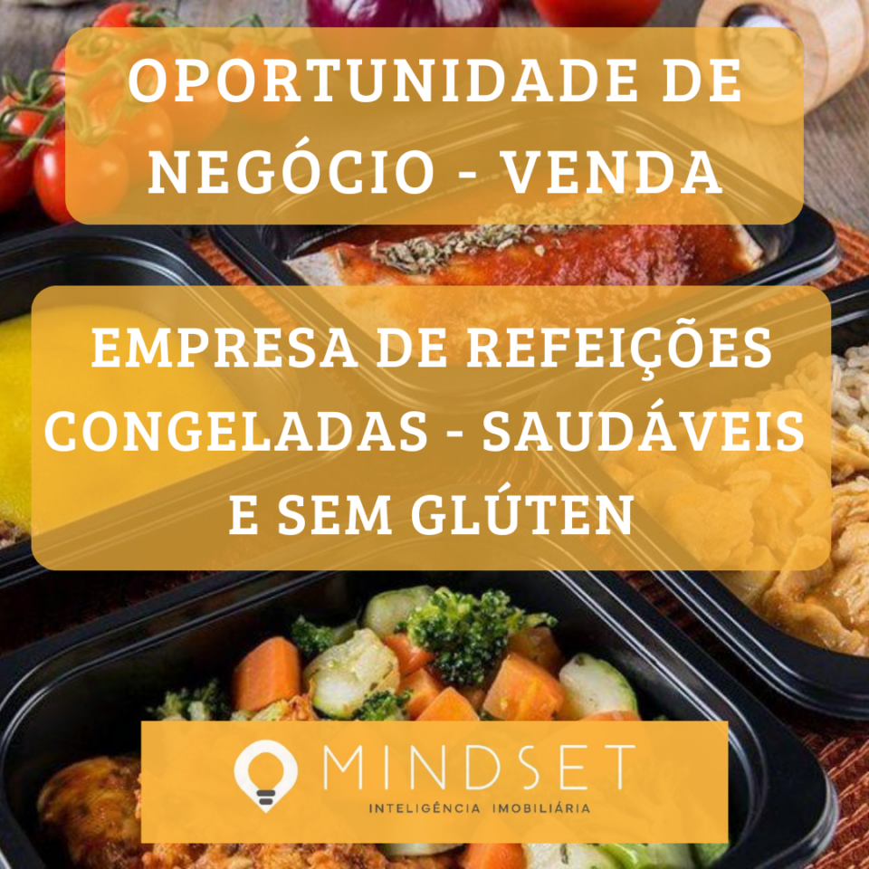 Venda – Empresa de Refeições Congeladas – Saudáveis e sem Glúten