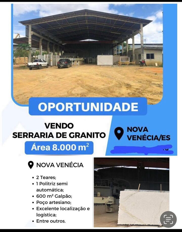 Vendo serraria de granito