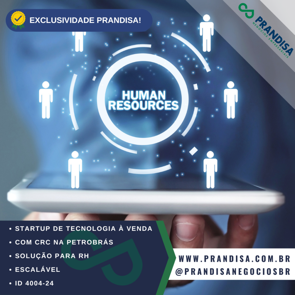 Startup de tecnologia na área de RH à venda