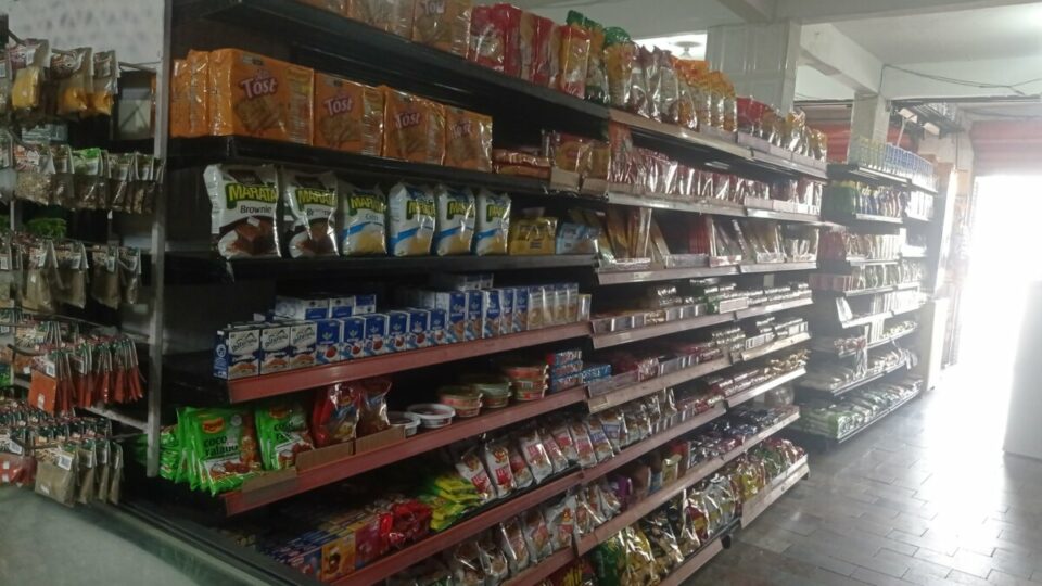 Mercado em funcionamento
