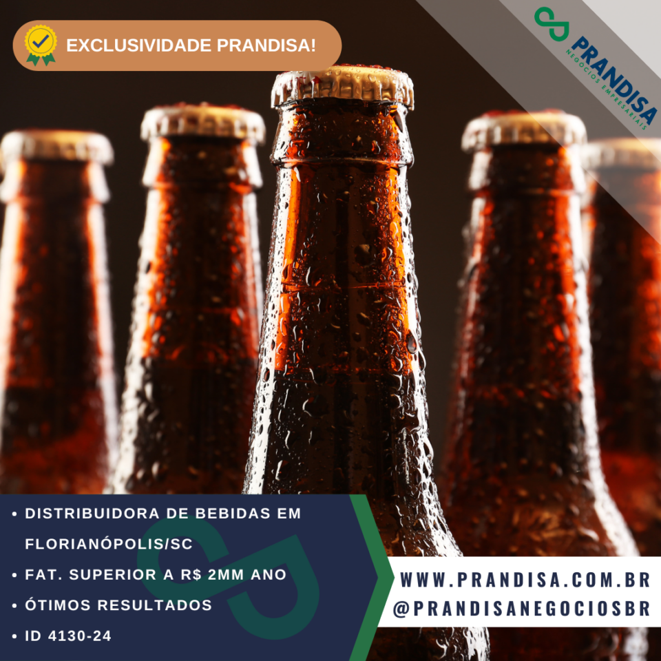 Distribuidora de bebidas à venda em Florianópolis/SC @prandisanegociosbr