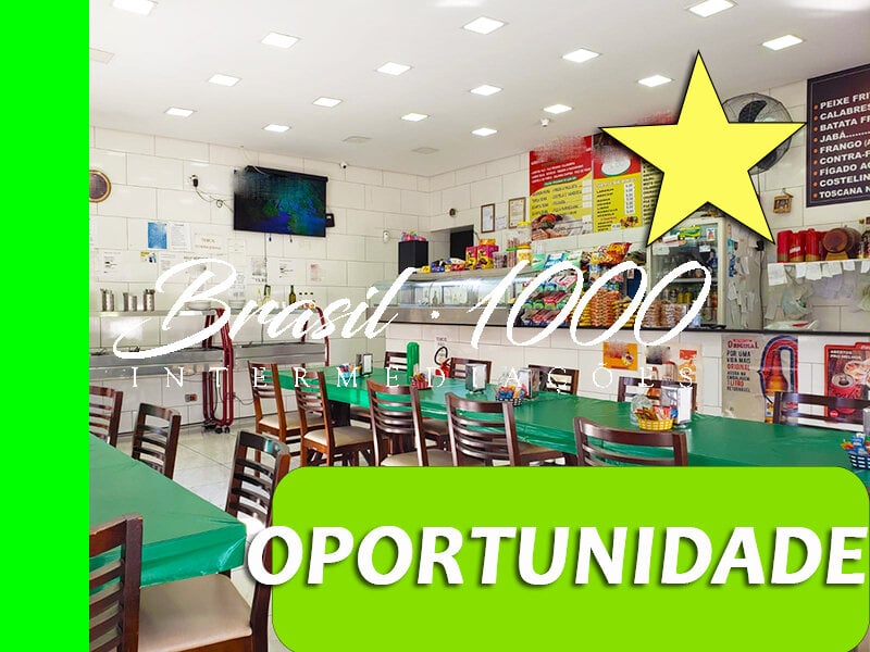 Restaurante e Lanchonete no Centro de São Caetano, SP Cod 108607