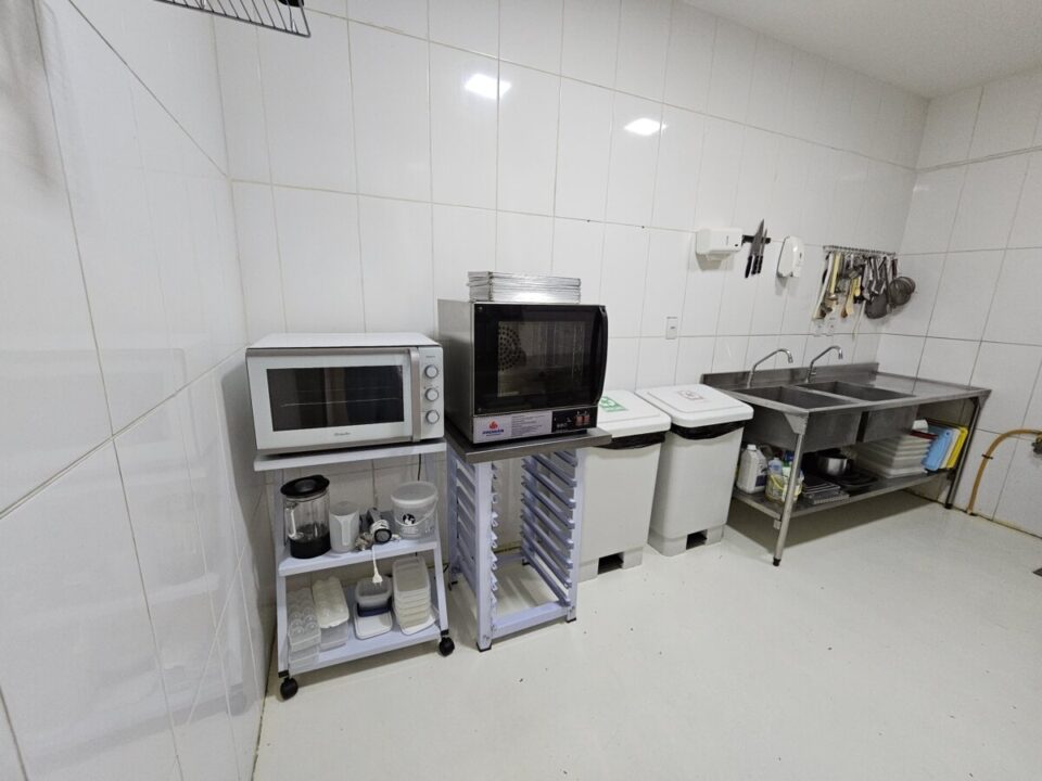 Loja de marmitinhas e cozinha industrial