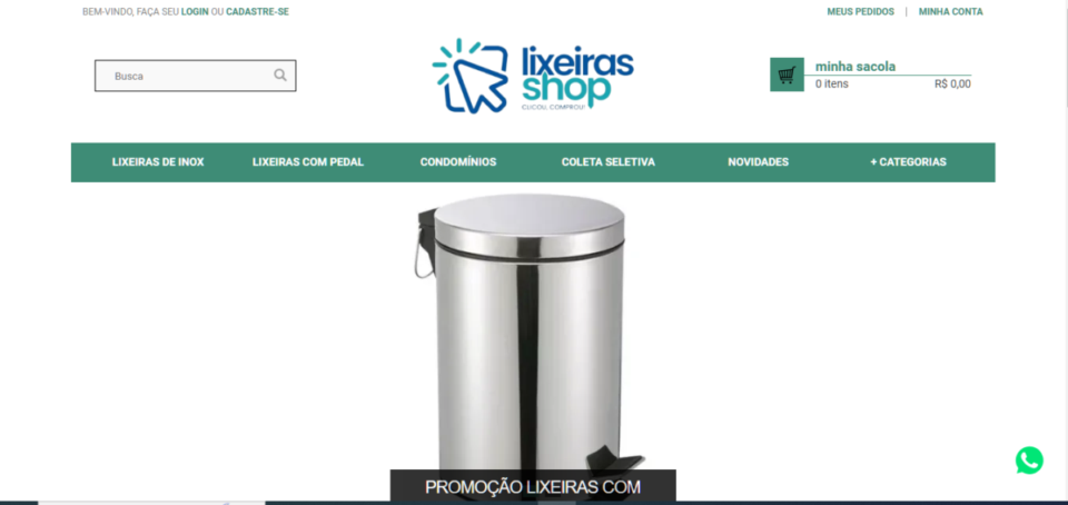 Loja Virtual Tray à venda – E-commerce pronto para operar com design modern