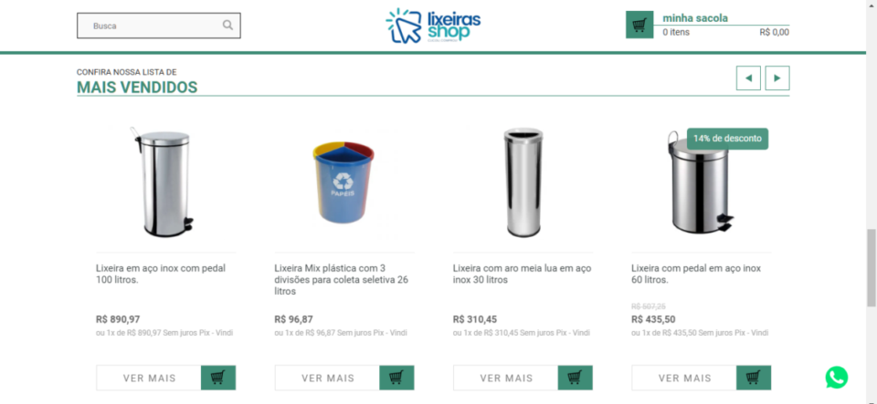Loja Virtual Tray à venda – E-commerce pronto para operar com design modern