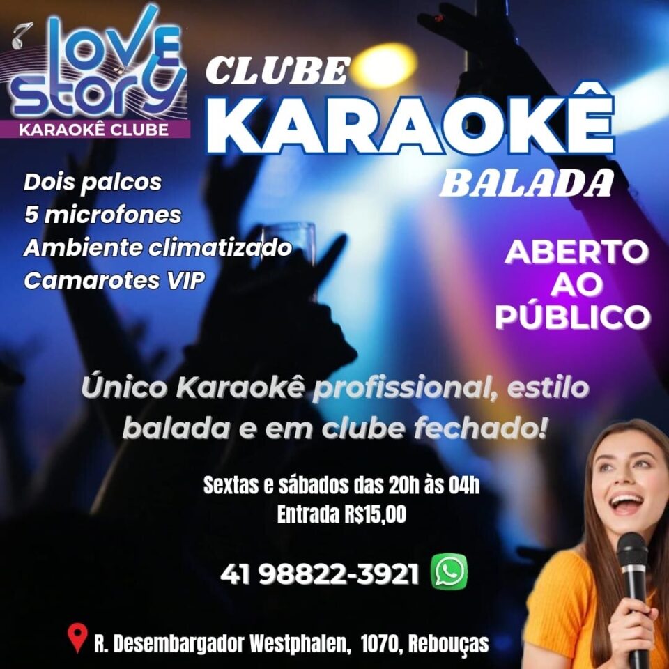 O mais moderno clube de karaokê do Brasil
