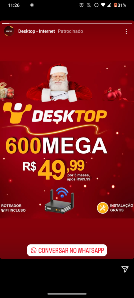 Plano de internet