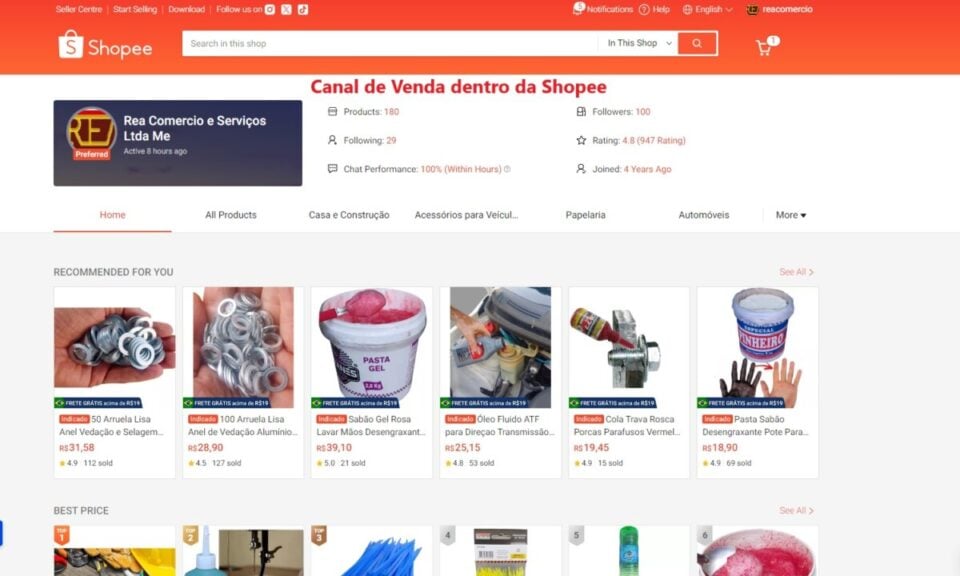 Loja Virtual Completa com Estoque e Funcionando com E-commece e Vendendo