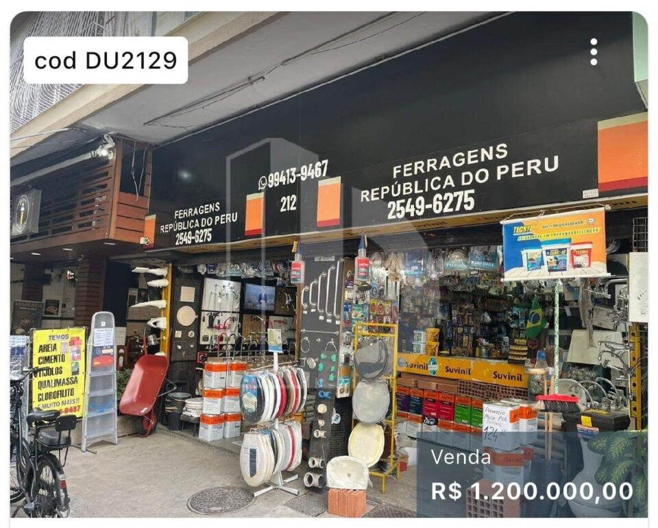 Ponto Comercial a venda Copacabana